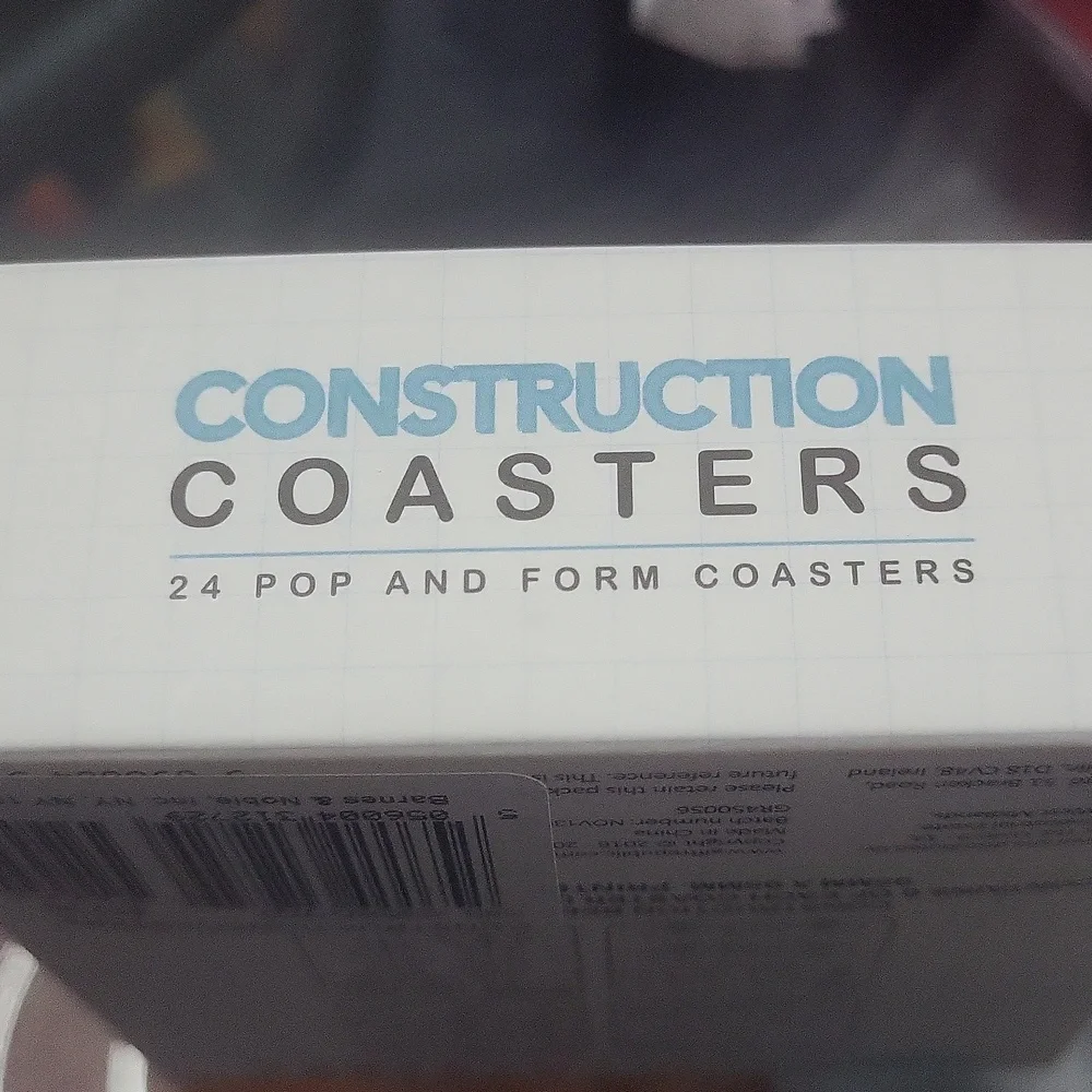 24 🚧 coasters boxed tagged so cool read above we love ours fun